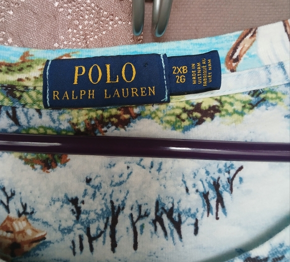 💎 POLO Ralph Lauren Men's Top Tropical Print T-Shirt #0268 - Picture 13 of 14